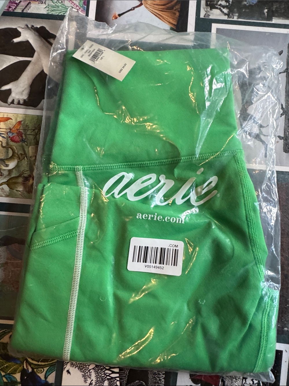 NWT aerie Bright Green Women’s Bike Shorts